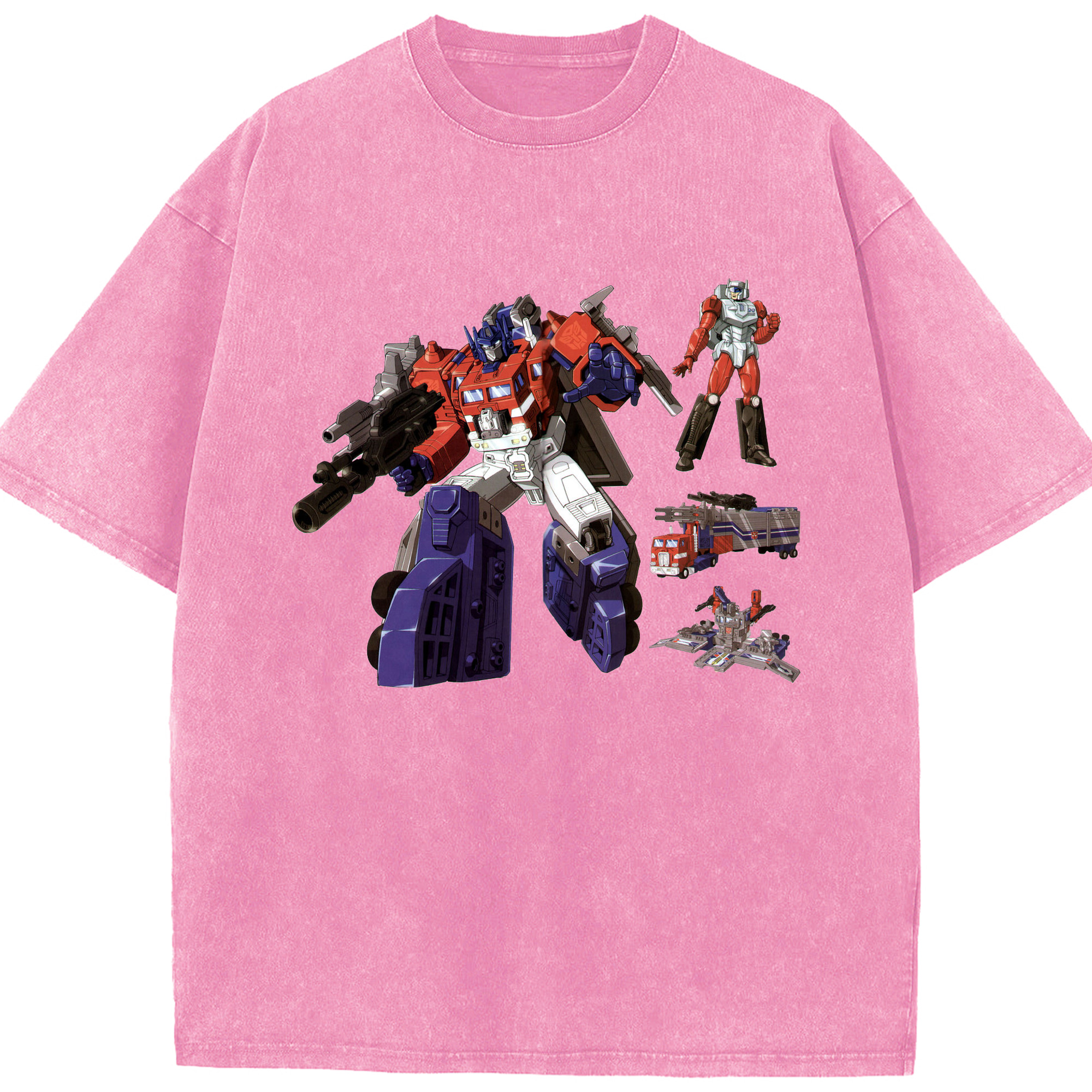 （画像用）  綿100% ヴィンテージ風 半袖Tシャツ（フロントプリント）